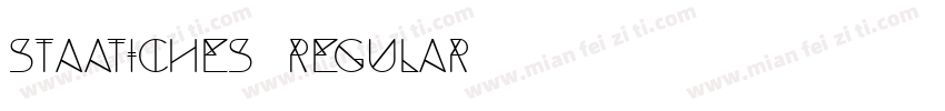 Staatiches Regular字体转换